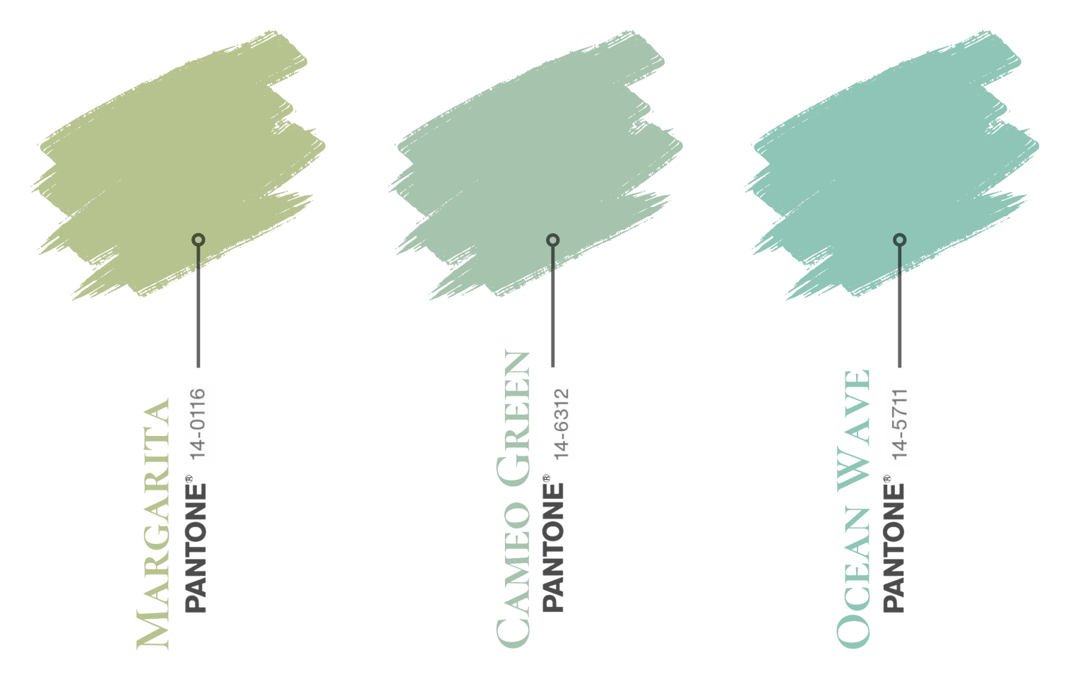 Palette: Margarita, Cameo Green, Ocean Wave